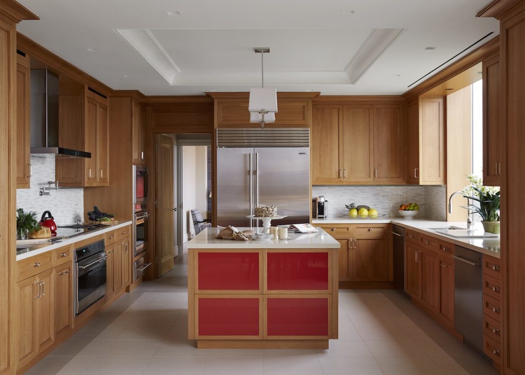 transitional kitchen