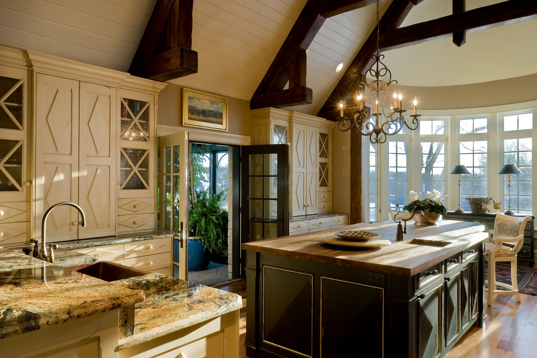 Luxurious Neutral Kitchen with a Rustic Twist COCOCOZY