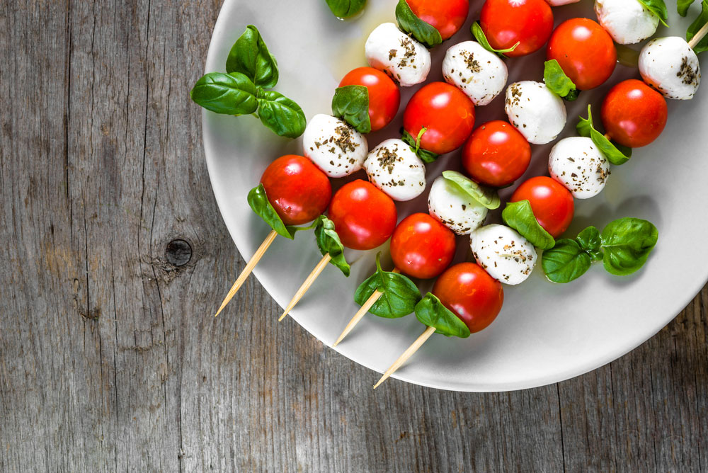 Caprese Skewers - 4th of July Recipes