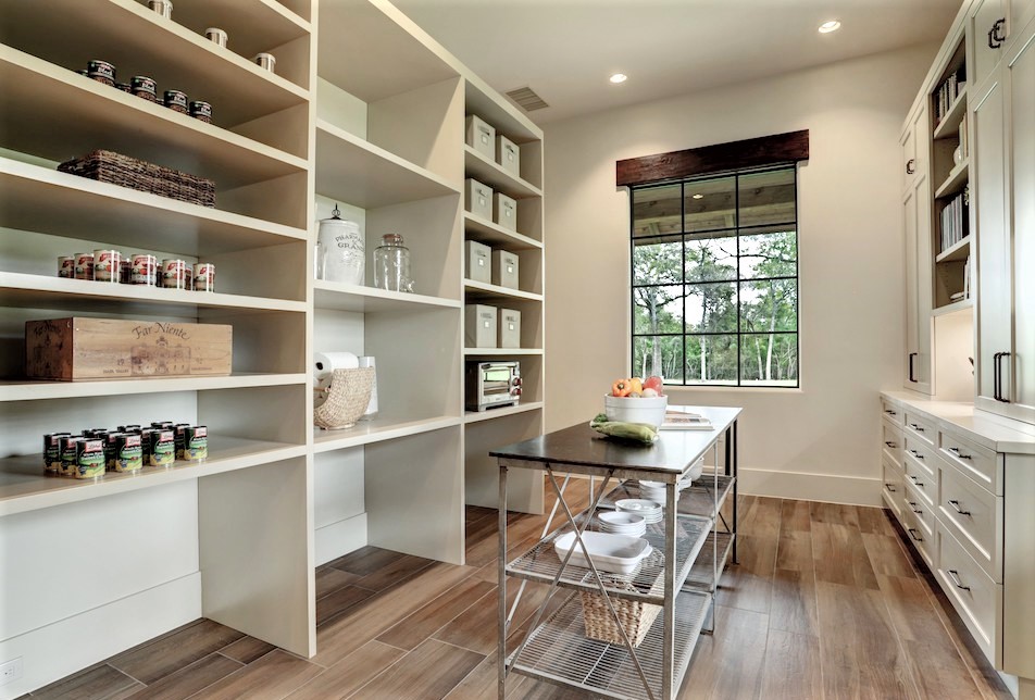 Open Shelving Pantry