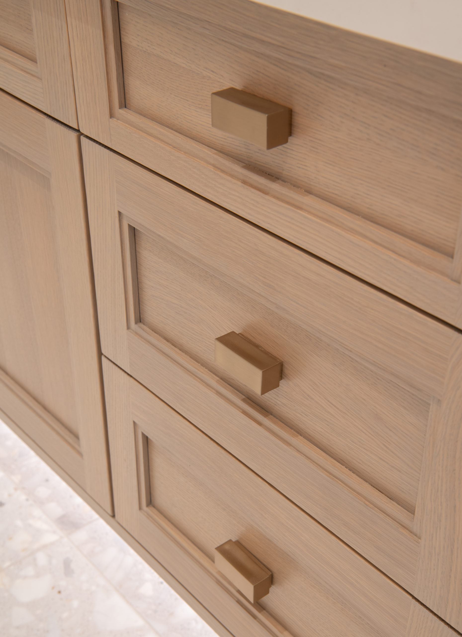 bath cabinetry detail