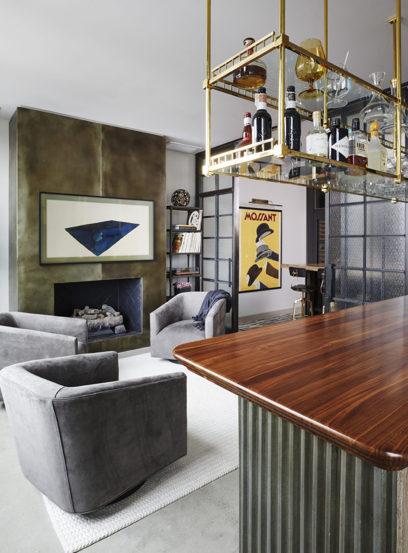 One-of-a-Kind Penthouse Wine Room and Bar - Bentwood Kitchens ...