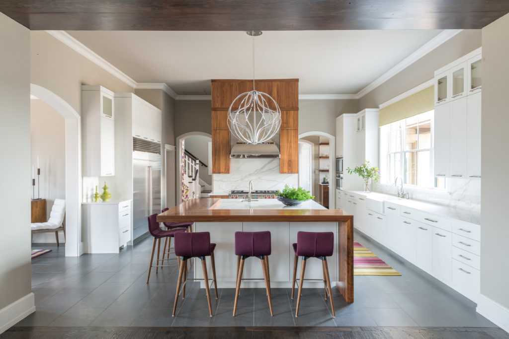 wood kitchen island