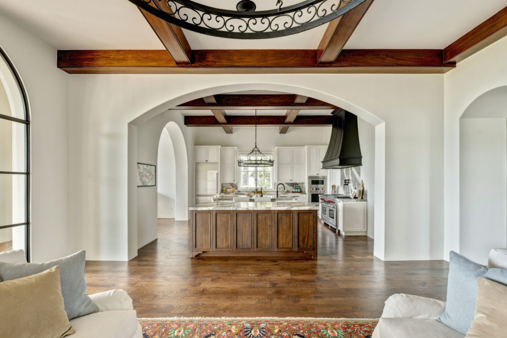 view of kitchen from living room