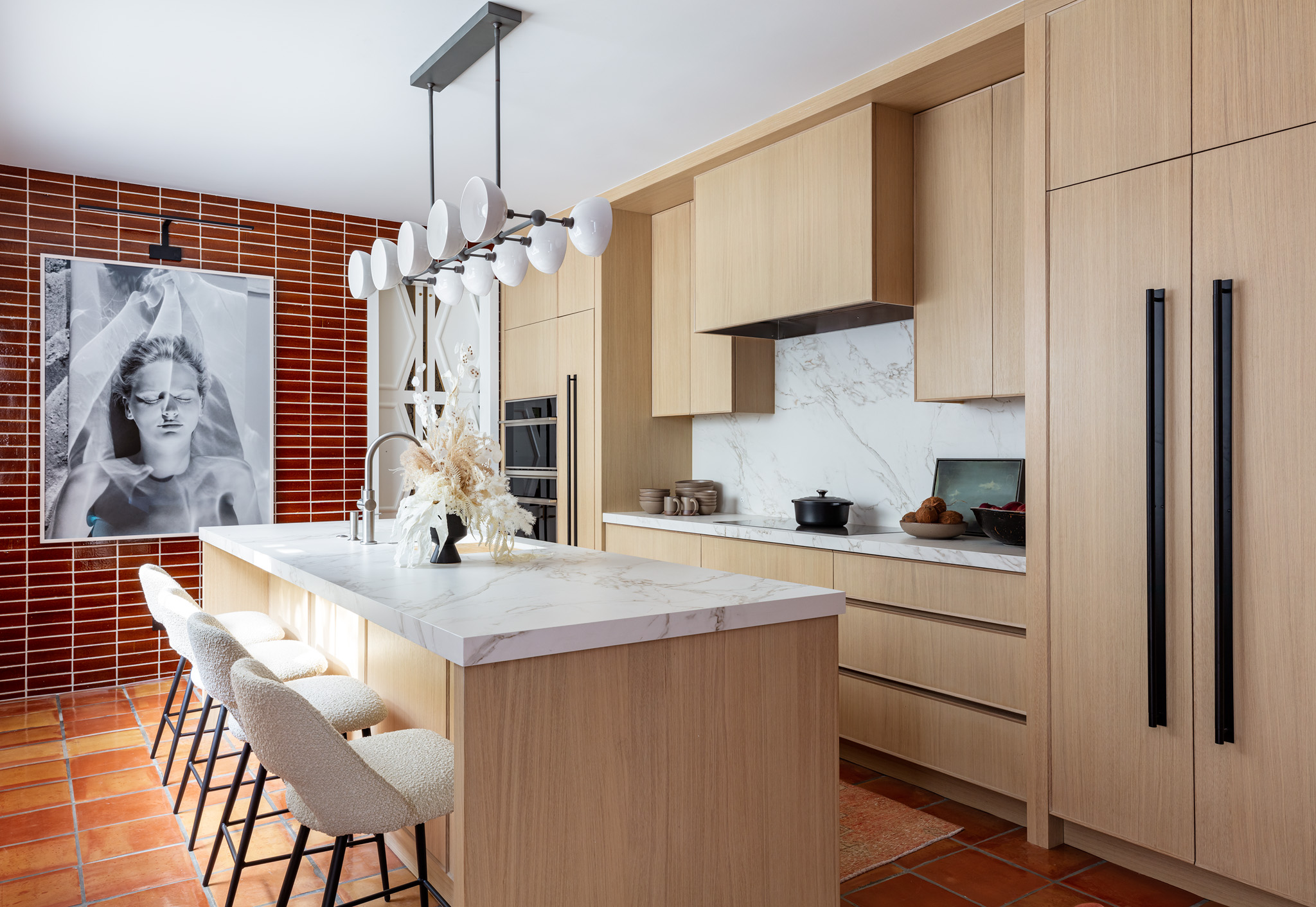2021 © Nickolas Sargent Cabinetry Door Styles in luxury kitchen