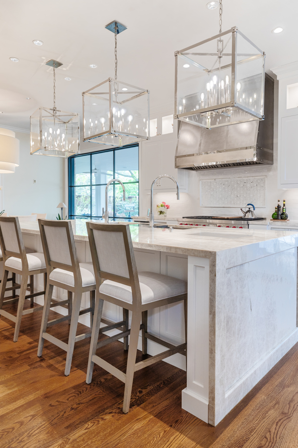 kitchen island after remodel