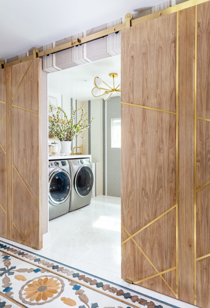 Reimagined Laundry Spaces include Custom Cabinetry