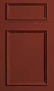 Orleans Door Style in Chinese Red