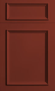Orleans Door_Chinese Red Orleans Door Style in Chinese Red