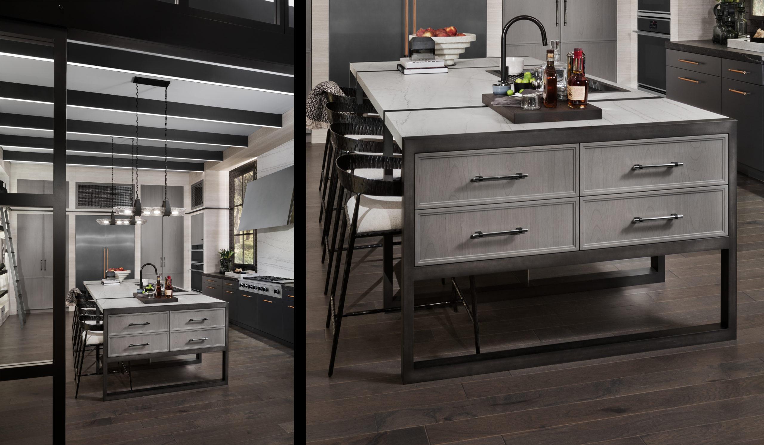 The “Giorgio” Bentwood cabinetry