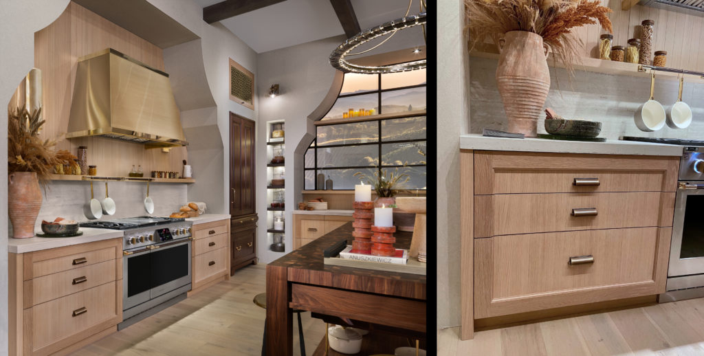 The “Villa" Bentwood cabinetry