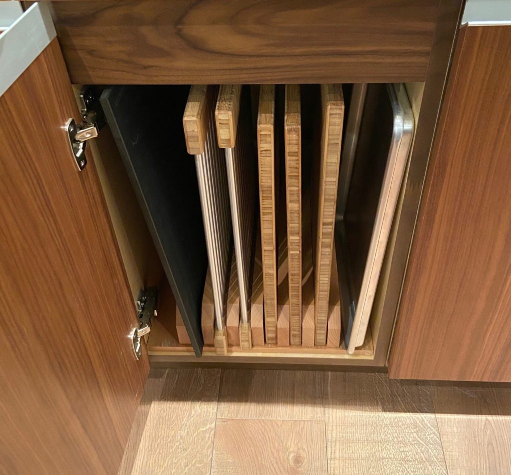 galley vertical storage