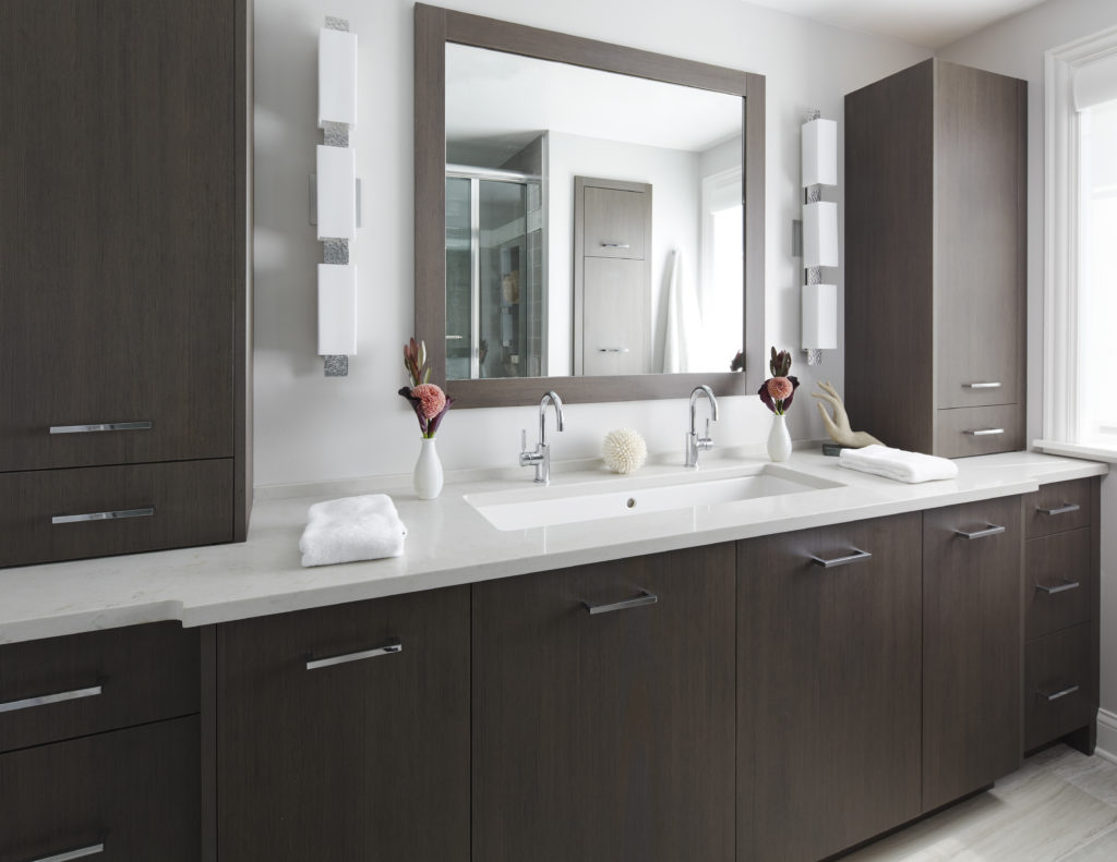 custom cabinetry in bathroom