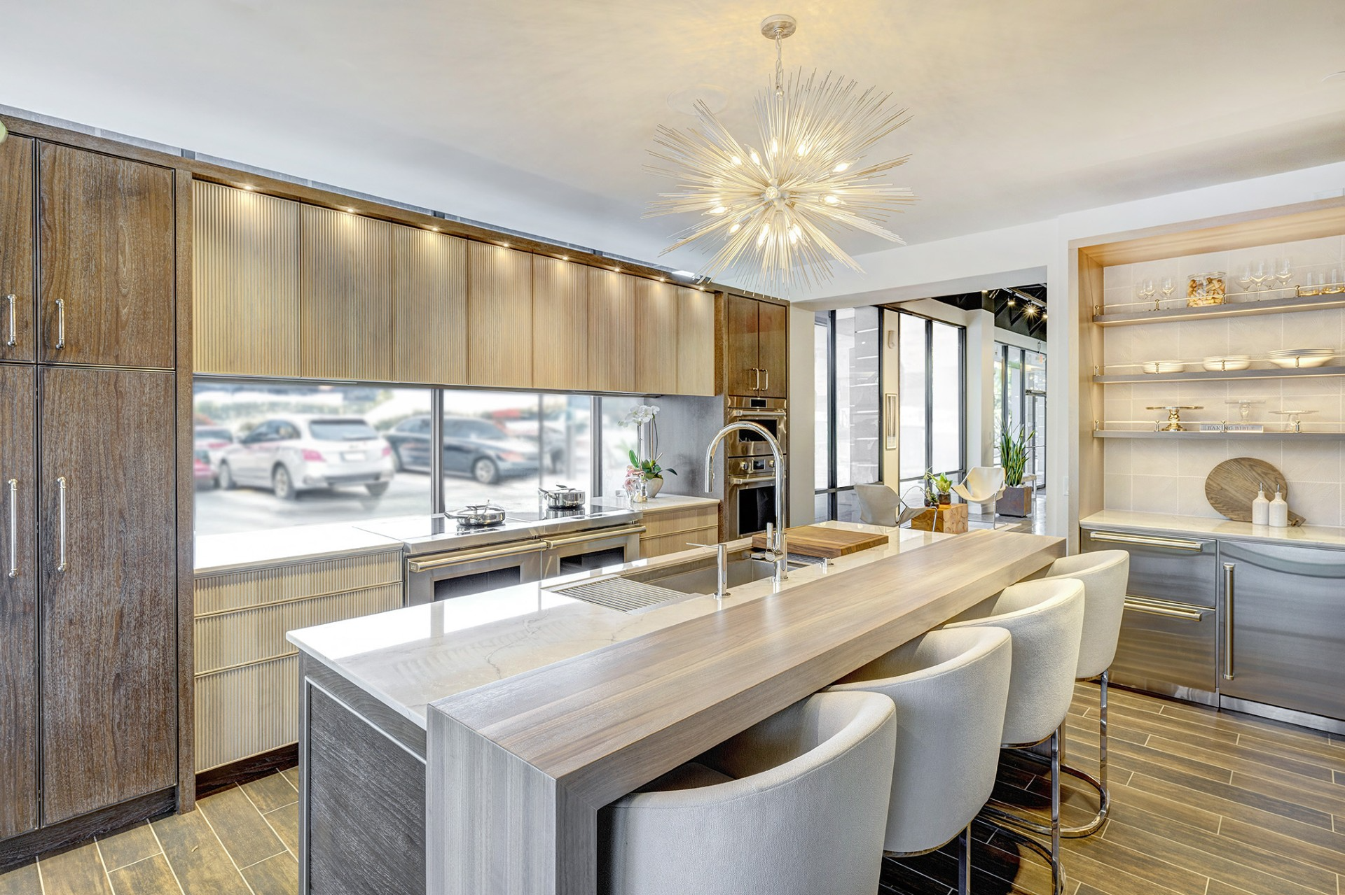 download (2) the island top combines Silestone with Grothouse Walnut edge grain in the Pastore style