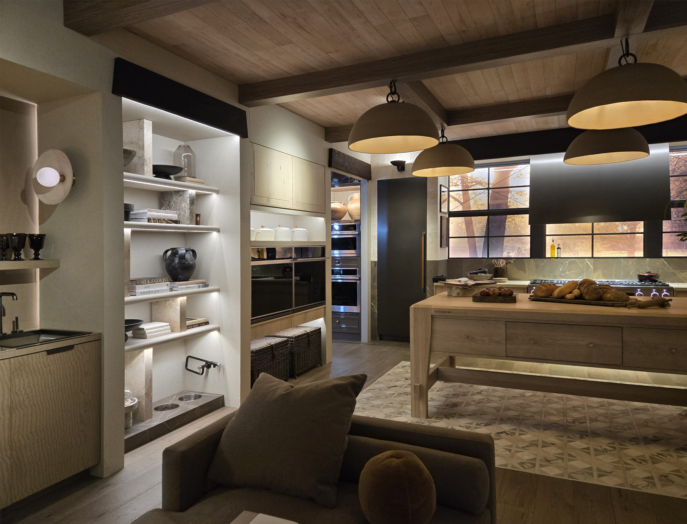 Bentwood-KBIS2026-Oven-Elevation-1-No-Mark Bentwood Luxury Kitchen Shines at KBIS 2026